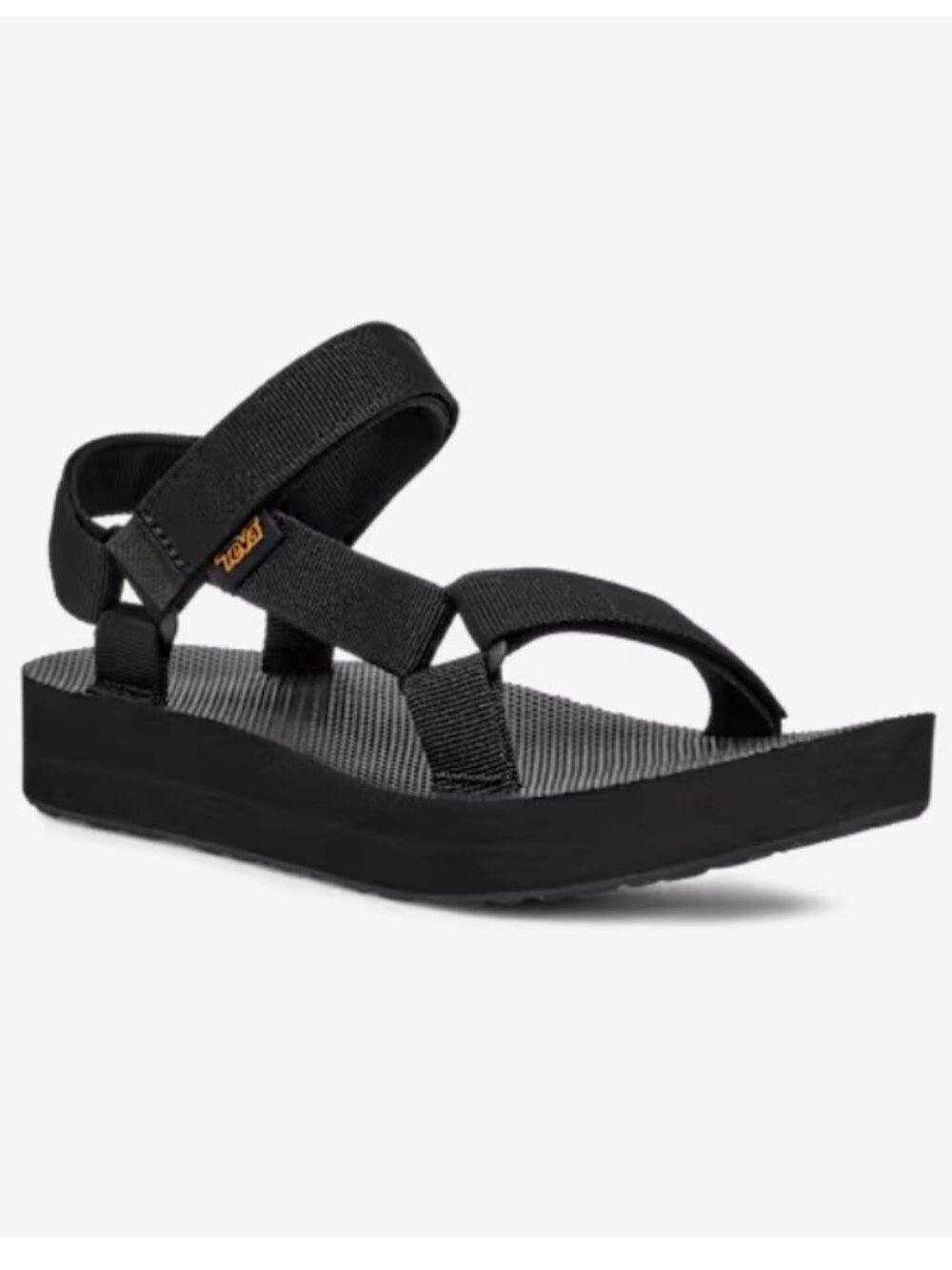Teva Black Midform Universal Sandals